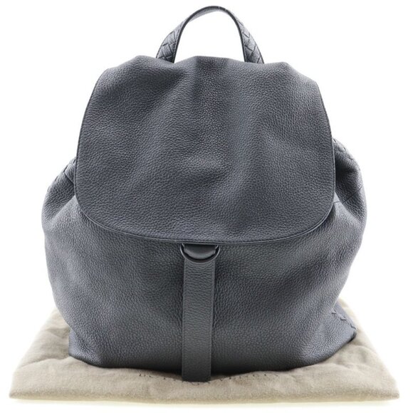 Bottega Veneta Intrecciato Calf Gray Backpack Daypack